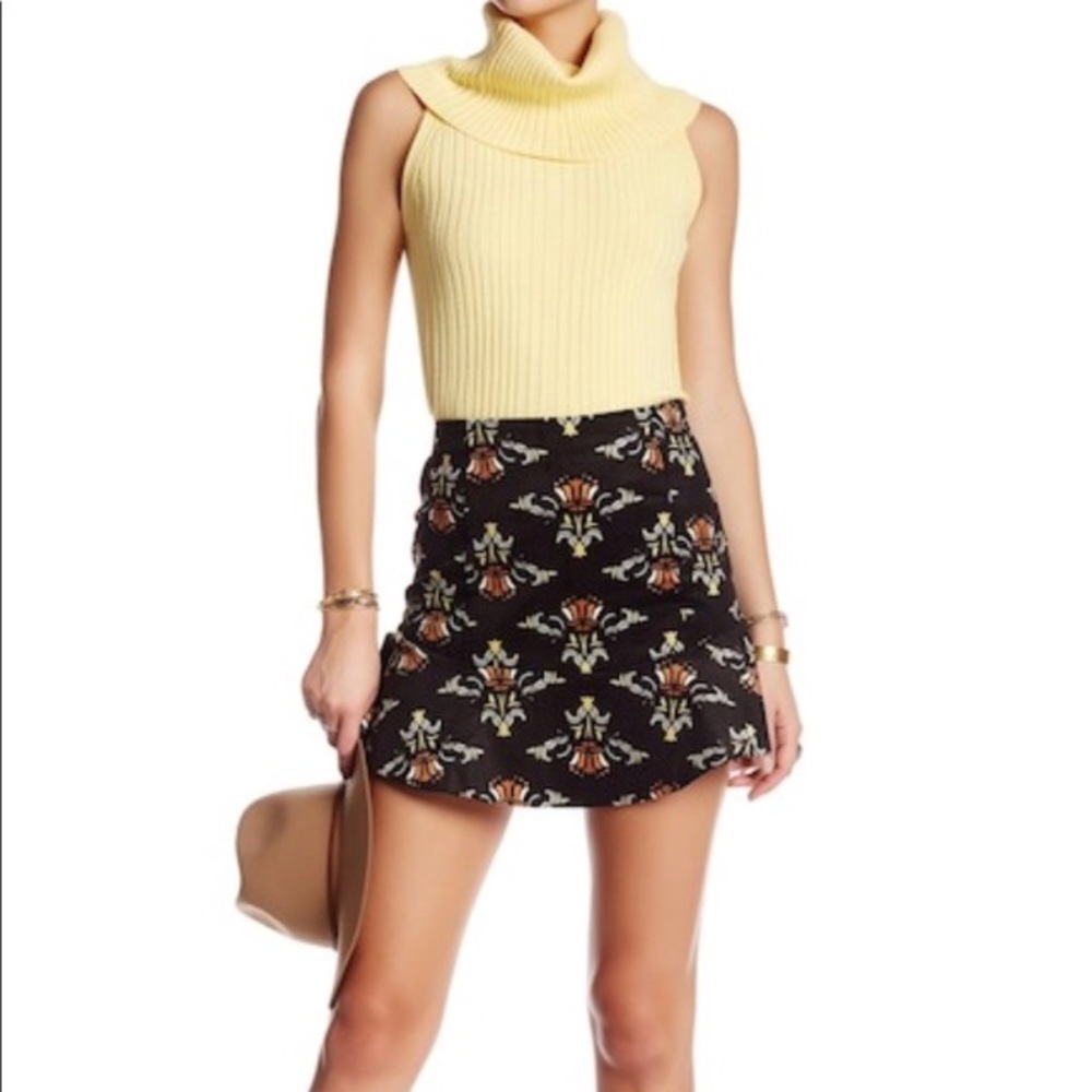 {Free People} Fit and flare mini skirt
